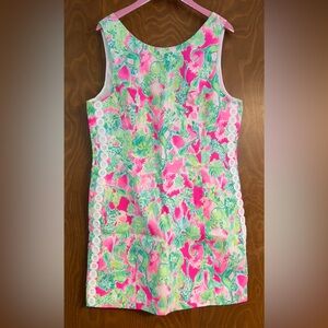 NWT Lilly Pulitzer Mila Shift dress in Razz Berry Catty Shack Size 16